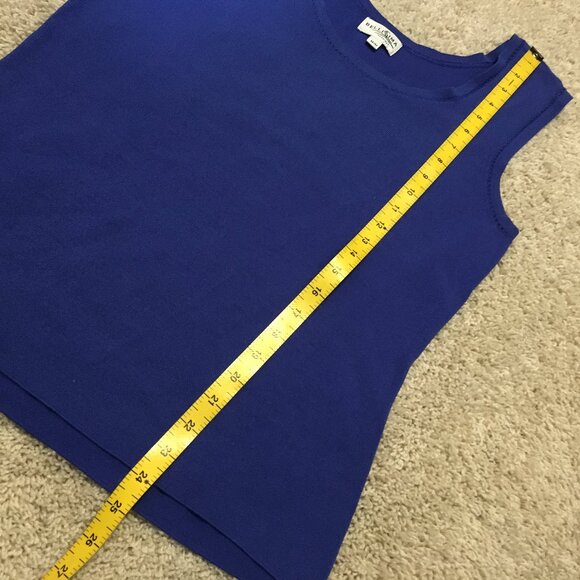 Vintage Bellissima Phthalo Blue Tank Top - Picture 12 of 12